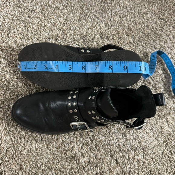 3/$32 H&M Black Studs Shoes Size 6 - Picture 11 of 12